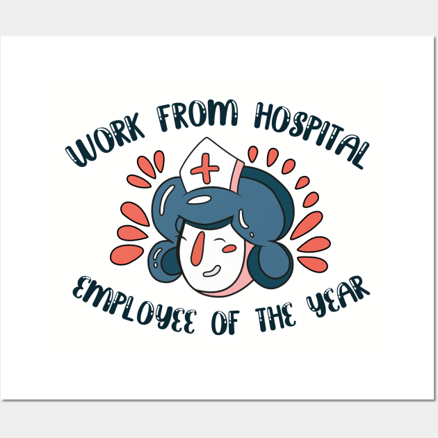 Funny Nursing Quote for Nursing School Wall Art by admeral